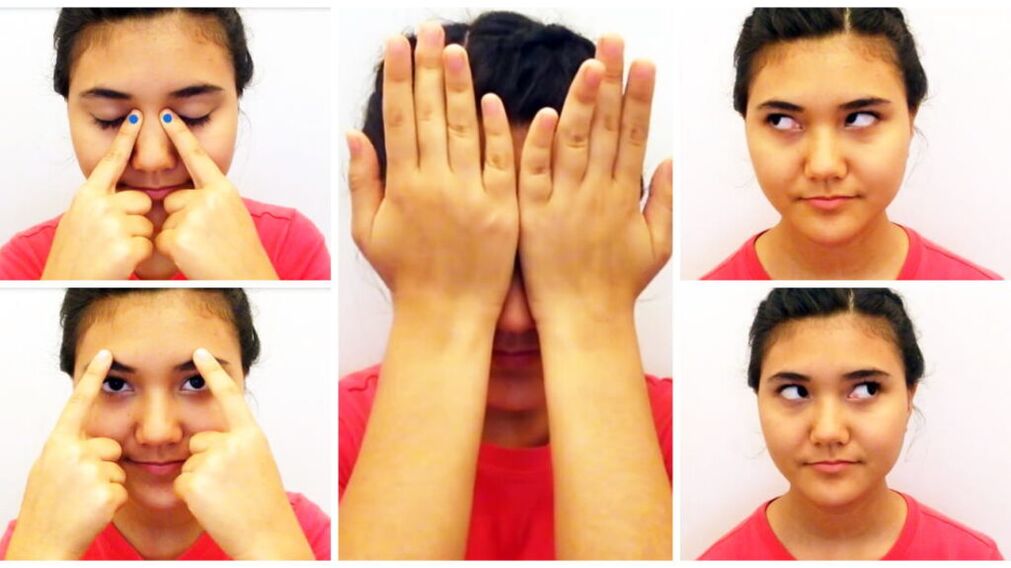 esercizi per gli occhi per ripristinare la vista